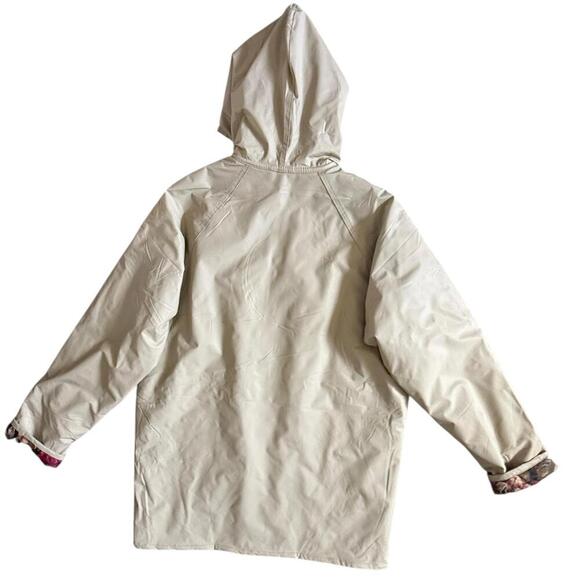 Chromatics by Totes Beige Hooded Rain Jacket – Size M - Picture 3 of 7